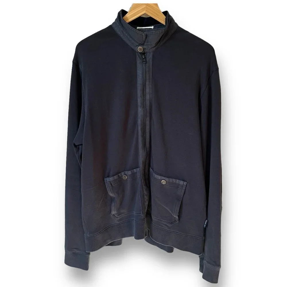 Ted Baker London Zip Up Navy Jacket Sz 6